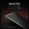 AXAGON HMC-KB-US USB-C 5GBPS BILLENTYŰZET 9IN1 HUB SILVER US