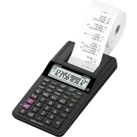 CASIO HR-8RCE ASZTALI SZALAGOS SZÁMOLÓGÉP, FEKETE