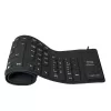 LOGILINK FLEXIBLE WATERPROOF USB + PS/2 BILLENTYŰZET FEKETE, UK