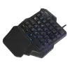 LOGILINK ILLUMINATED ONE-HAND GAMING BILLENTYŰZET FEKETE