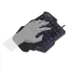 LOGILINK ILLUMINATED ONE-HAND GAMING BILLENTYŰZET FEKETE