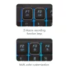 LOGILINK ILLUMINATED ONE-HAND GAMING BILLENTYŰZET FEKETE
