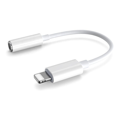 IPHONE LIGHTNING-JACK (AUX) ADAPTER, FEHÉR