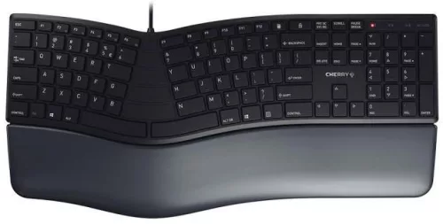 CHERRY KC 4500 ERGO BILLENTYŰZET FEKETE, US