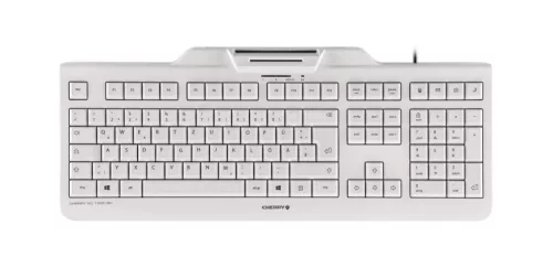 CHERRY KC 1000 SC BILLENTYŰZET FEHÉR, UK