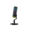 THE G-LAB K-MIC-NEON RGB GAMER USB MIKROFON, FEKETE