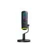 THE G-LAB K-MIC-NEON RGB GAMER USB MIKROFON, FEKETE
