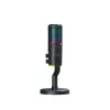 THE G-LAB K-MIC-NEON RGB GAMER USB MIKROFON, FEKETE
