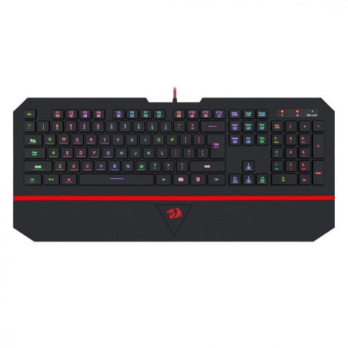 REDRAGON K502RGB KARURA GAMER BILLENTYŰZET, USB, MAGYAR, FEKETE