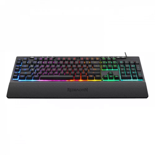 REDRAGON SHIVA RGB MEMBRANE GAMING BILLENTYŰZET FEKETE, HU