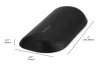 KENSINGTON ERGOSOFT WRIST REST FOR STANDARD MOUSE BLACK