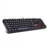 REDRAGON MITRA RED BACKLIGHT MECHANIKUS BILLENTYŰZET BLUE SWITCHES FEKETE, HU