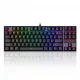 REDRAGON KUMARA RGB BACKLIGHT MECHANIKUS GAMING BILLENTYŰZET BROWN SWITCHES FEKETE, HU