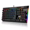 REDRAGON VATA RGB MECHANIKUS GAMING BILLENTYŰZET BLUE SWITCHES FEKETE, HU