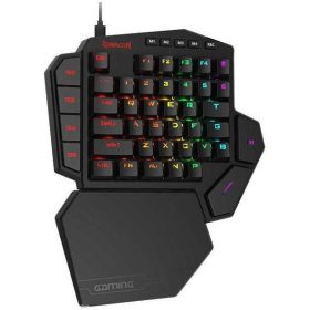   REDRAGON K585 DITI ONE-HANDED RGB, BLUE SWITCH GAMER BILLENTYŰZET