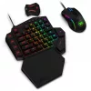 REDRAGON K585 ONE-HANDED RGB GAMING BILLENTYŰZET BLUE SWITCH AND M721-PRO EGÉR COMBO WITH GA200 CONVERTER FOR XBOX ONE/PS4/SWITCH/PS3/PC FEKETE, US
