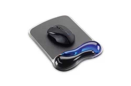 KENSINGTON DUO GEL WRIST REST EGÉRPAD BLACK/BLUE