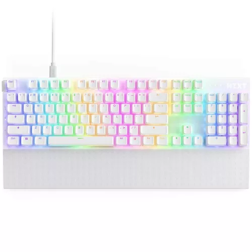 NZXT FUNCTION 2 GAMING BILLENTYŰZET MATTE FEHÉR, UK