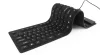 GEMBIRD KB-109F-B FLEXIBLE BILLENTYŰZET & OTG ADAPTER FEKETE, US
