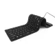 GEMBIRD KB-109F-B FLEXIBLE BILLENTYŰZET & OTG ADAPTER FEKETE, US