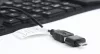 GEMBIRD KB-109F-B FLEXIBLE BILLENTYŰZET & OTG ADAPTER FEKETE, US