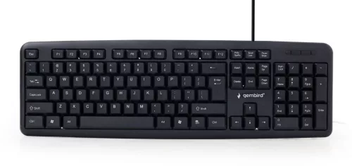 GEMBIRD KB-U-103 STANDARD BILLENTYŰZET FEKETE, US