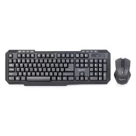 GEMBIRD KBS-WM-02 WIRELESS BILLENTYŰZET COMBO FEKETE, US