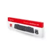 GEMBIRD KBS-WM-02 WIRELESS BILLENTYŰZET COMBO FEKETE, US