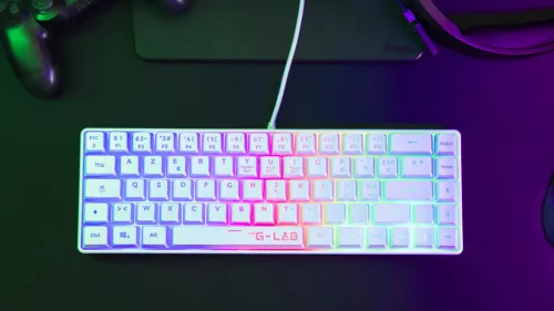 THE G-LAB KEYZ HYDROGEN BILLENTYŰZET FEHÉR, HU