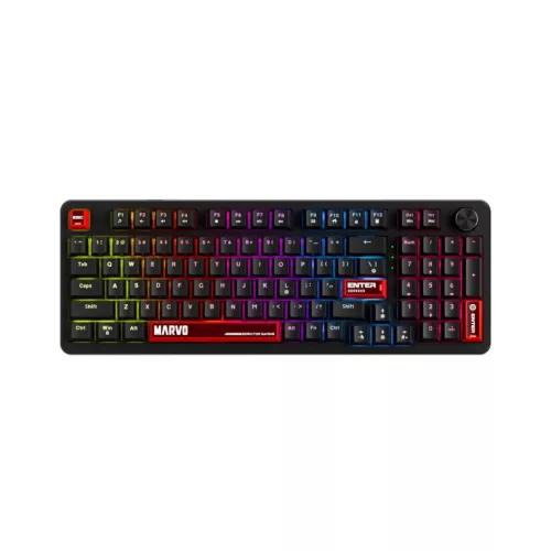 MARVO ARMA 98 MECHANIKUS GAMING BILLENTYŰZET FEKETE, US