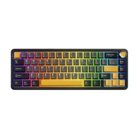   MARVO TITAN 65 GAMING WIRELESS BILLENTYŰZET FEKETE-SÁRGA, US