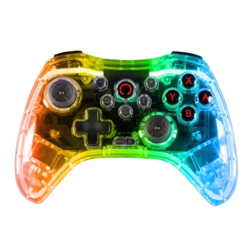 KONIX CRYSTAL WIRELESS GAMEPAD TRANSPARENT