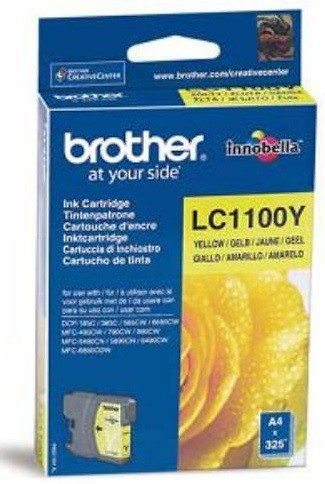 BROTHER LC1100 (5,5ML) SÁRGA EREDETI TINTAPATRON LEÉRTÉKELT (LC1000Y)