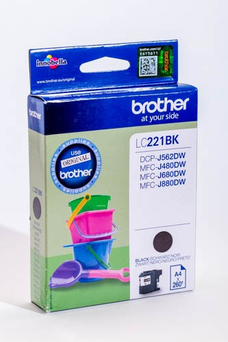 BROTHER LC221 FEKETE EREDETI TINTAPATRON (LC221BK)