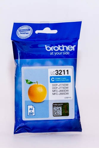 BROTHER LC3211 (3ML) CIÁN EREDETI TINTAPATRON (LC3211C)