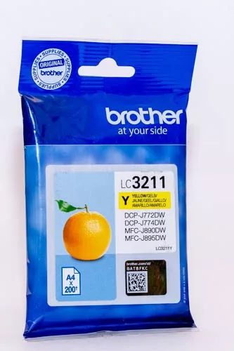 BROTHER LC3211 (3ML) SÁRGA EREDETI TINTAPATRON (LC3211Y)