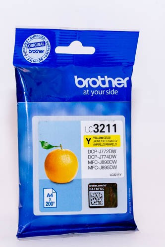 BROTHER LC3211 (3ML) SÁRGA EREDETI TINTAPATRON (LC3211Y)