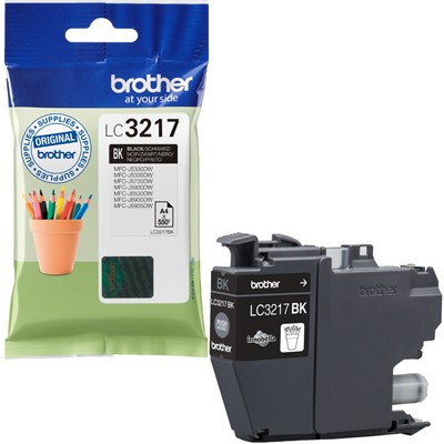 BROTHER LC3217 (12,5ML) FEKETE EREDETI TINTAPATRON LEÉRTÉKELT (LC3217BK)