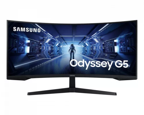 SAMSUNG C34G55TWWP 34", 21:9, 3440X1440, 165HZ, DISPLAY PORT,HDMI,USB2.0, LED MONITOR