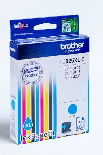 BROTHER LC525XL (1,3K) CIÁN EREDETI TINTAPATRON (LC525XLC)