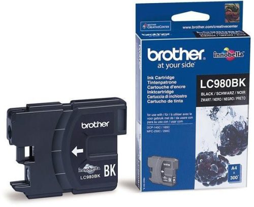 BROTHER LC980 (8,7ML) FEKETE EREDETI TINTAPATRON LEÉRTÉKELT (LC980BK)