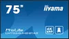 IIYAMA LH7554UHS-B1AG, 75", IPS, 16:9, 3840x2160, 60 Hz, VGA, 3xHDMI, DISPLAY PORT, LED MONITOR