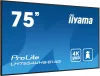 IIYAMA LH7554UHS-B1AG, 75", IPS, 16:9, 3840x2160, 60 Hz, VGA, 3xHDMI, DISPLAY PORT, LED MONITOR