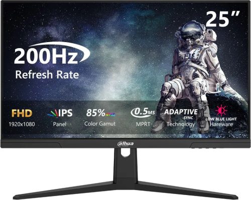 DAHUA LM25-E231BN 24,5", FHD, IPS, 16:9, 1920x1080, 180Hz, DP, HDMI LED MONITOR