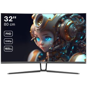   DAHUA LM32-E230CN 31,5", FHD, VA, 16:9, 1920x1080, 165Hz, DP, HDMI ÍVELT LED MONITOR
