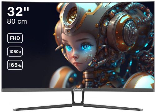 DAHUA LM32-E230CN 31,5", FHD, VA, 16:9, 1920x1080, 165Hz, DP, HDMI ÍVELT LED MONITOR