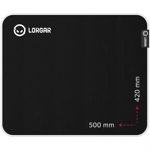 LORGAR LEGACER 755 GAMING EGÉRPAD BLACK