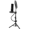 LORGAR VOICER 721 STREAMING MIKROFON, USB-S, TARTOZÉKOKKAL