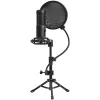 LORGAR VOICER 721 STREAMING MIKROFON, USB-S, TARTOZÉKOKKAL