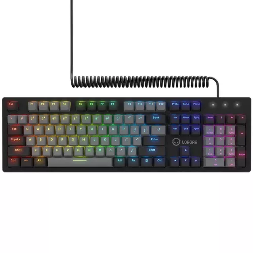 LORGAR AZAR 514 MECHANIKUS GAMING RGB BILLENTYŰZET FEKETE, US